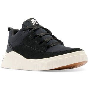 100$ Sorel OUT N ABOUT IV Low Waterproof Sneakers Women's Size 8.5 US Black